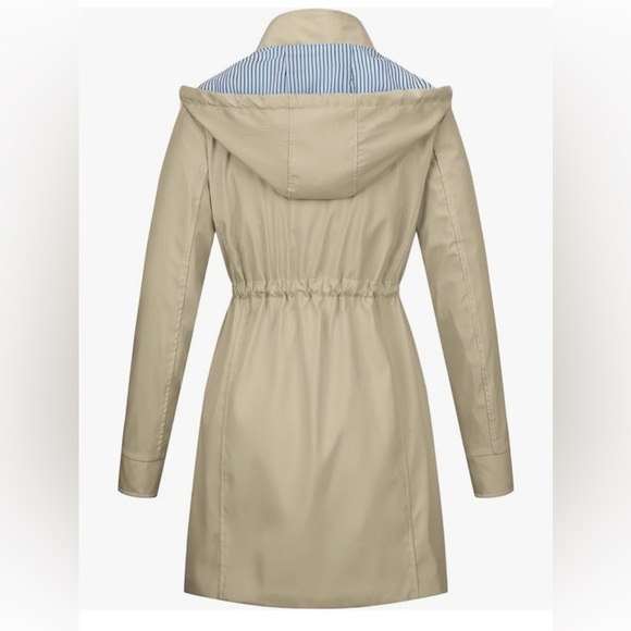 YABEDA Women’s Lightweight Rain Jacket - Picture 4 of 6